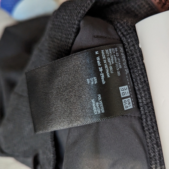 NWT UNIQLO Dark Gray smart ankle 2way stretch dress pant size medium M (28-29) - Picture 6 of 7
